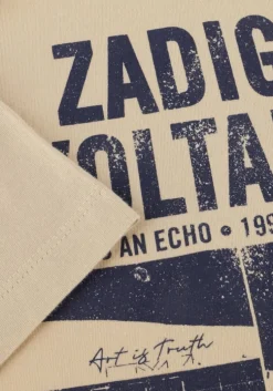 beige zadig & voltaire t-shirt x60367