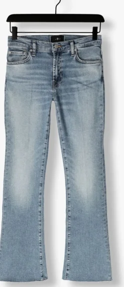 blauwe 7 for all mankind bootcut jeans bootcut tailorless fancy with raw cut