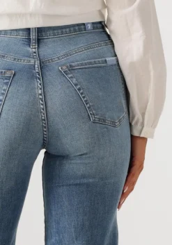 blauwe 7 for all mankind flared jeans modern dojo pine
