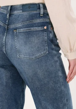 blauwe 7 for all mankind mom jeans malia