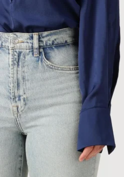 blauwe 7 for all mankind mom jeans logan stovepipe sahara