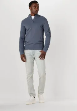 blauwe 7 for all mankind straight leg jeans slimmy tapered