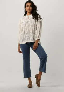 blauwe 7 for all mankind straight leg jeans logan stovepipe blaze with raw cut hem