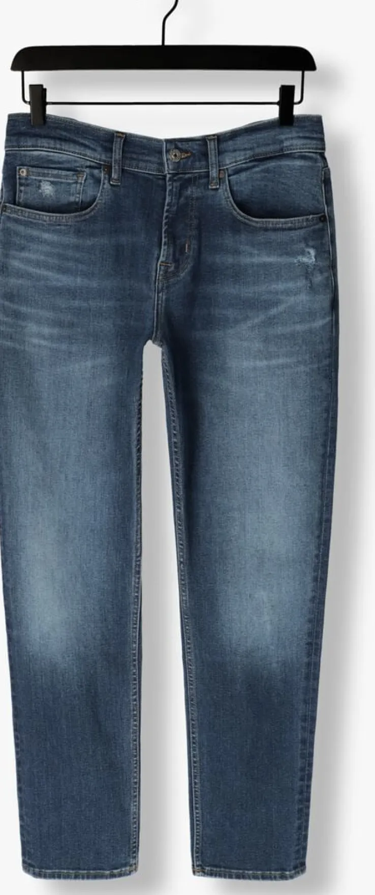 blauwe 7 for all mankind straight leg jeans slimmy tapered