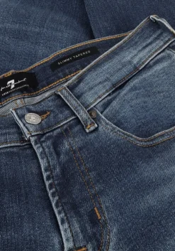 blauwe 7 for all mankind straight leg jeans slimmy tapered