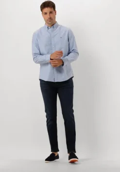 blauwe 7 for all mankind straight leg jeans slimmy tapered