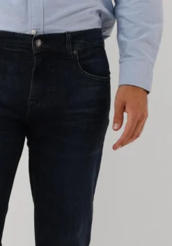 blauwe 7 for all mankind straight leg jeans slimmy tapered