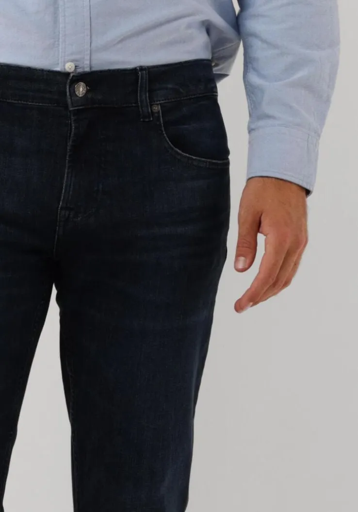 blauwe 7 for all mankind straight leg jeans slimmy tapered