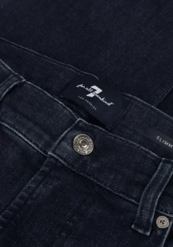 blauwe 7 for all mankind straight leg jeans slimmy tapered