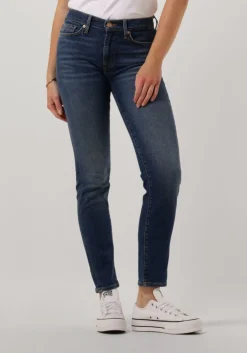 blauwe 7 for all mankind skinny jeans roxanne luxe vintage