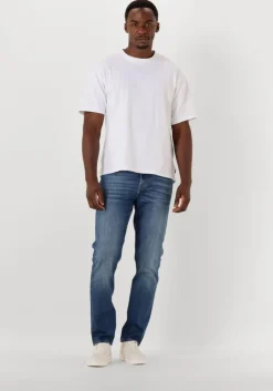 blauwe 7 for all mankind straight leg jeans slimmy tapered