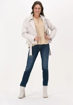 blauwe 7 for all mankind straight leg jeans roxanne anke