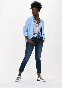 blauwe 7 for all mankind straight leg jeans roxanne anke