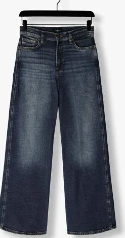 blauwe 7 for all mankind wide jeans lotta cisco