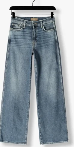 blauwe 7 for all mankind wide jeans lotta bay