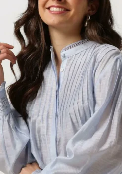 blauwe aaiko blouses carlita ten 614