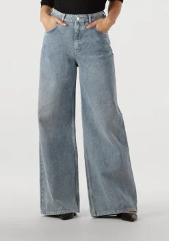 blauwe aaiko wide jeans charly denim blue co 687