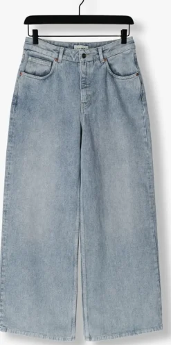 blauwe aaiko wide jeans charly denim blue co 687