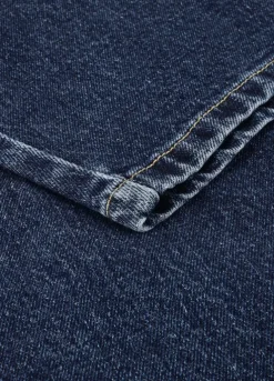 blauwe abrand jeans barrel jeans mid barrel jean tara