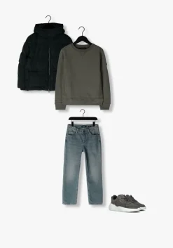 blauwe airforce gewatteerde jas frb0634