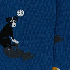 blauwe alfredo gonzales sokken dogs