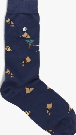 blauwe alfredo gonzales sokken camping