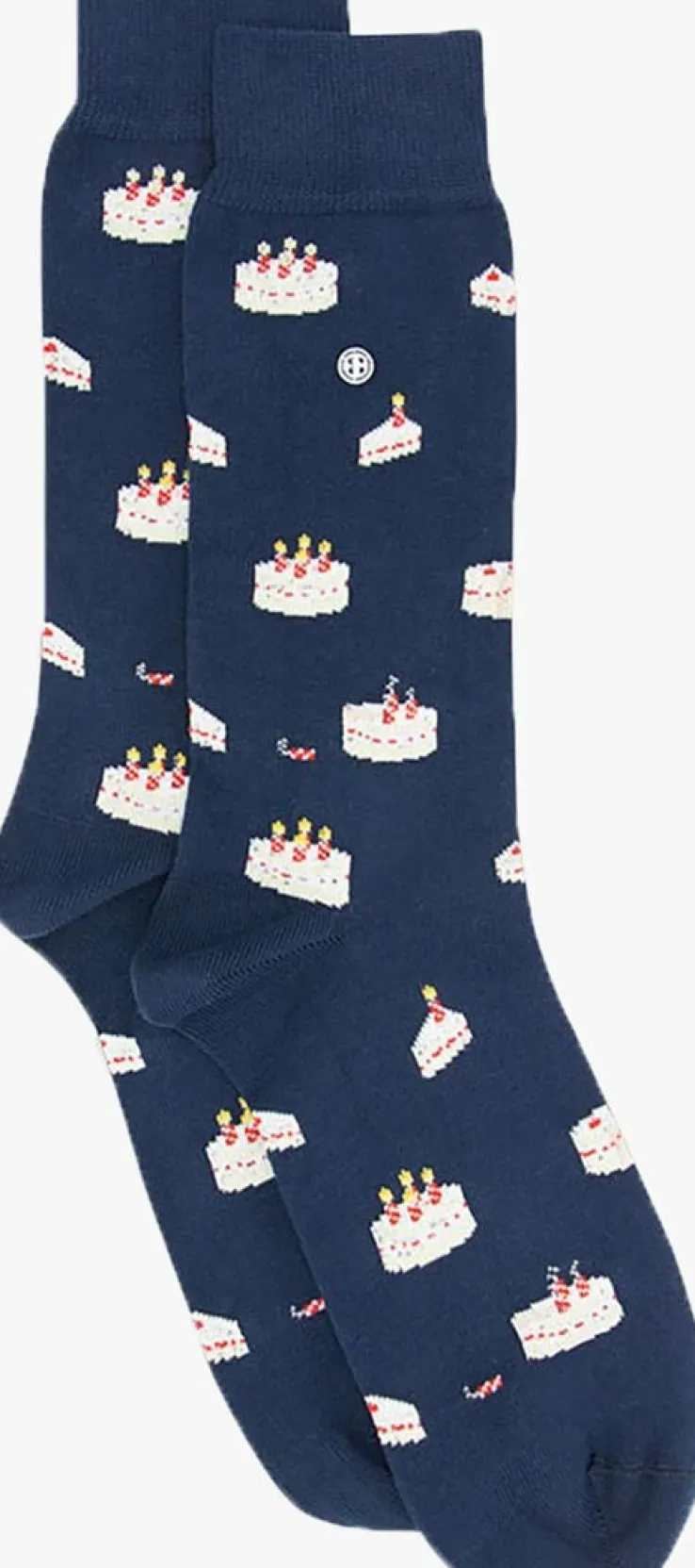 blauwe alfredo gonzales sokken cake