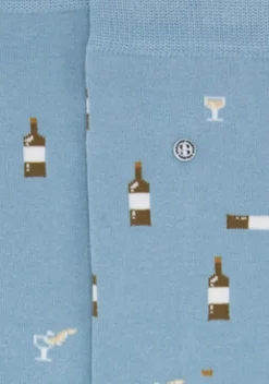 blauwe alfredo gonzales sokken wine