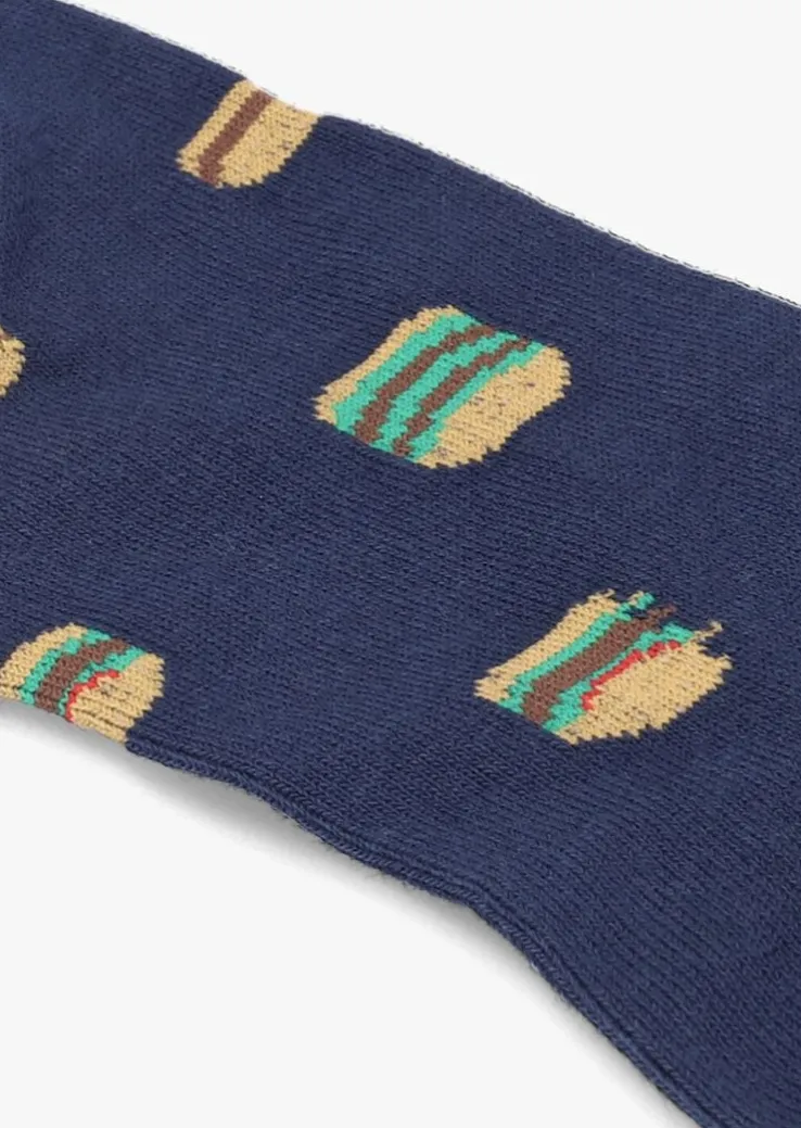 blauwe alfredo gonzales sokken burgers