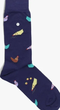 blauwe alfredo gonzales sokken coup le chicken