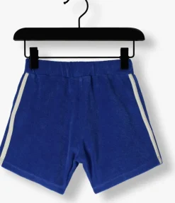 blauwe alix mini korte broek terry short