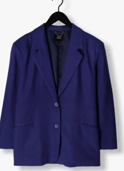 blauwe alix the label blazer ladies woven boucle oversized blazer