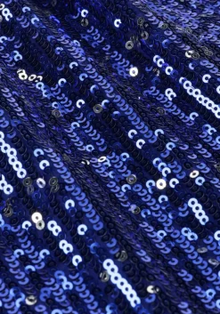 blauwe alix the label broeken woven sequins shorts