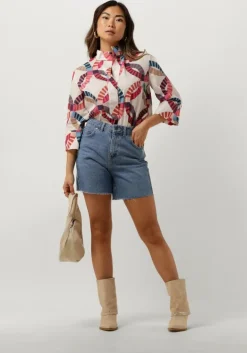 blauwe alix the label shorts ladies woven short