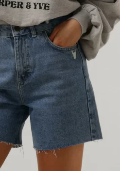 blauwe alix the label shorts ladies woven short