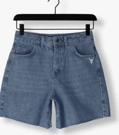 blauwe alix the label shorts ladies woven short