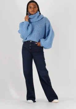 blauwe american dreams coltrui pepper roll neck cropped