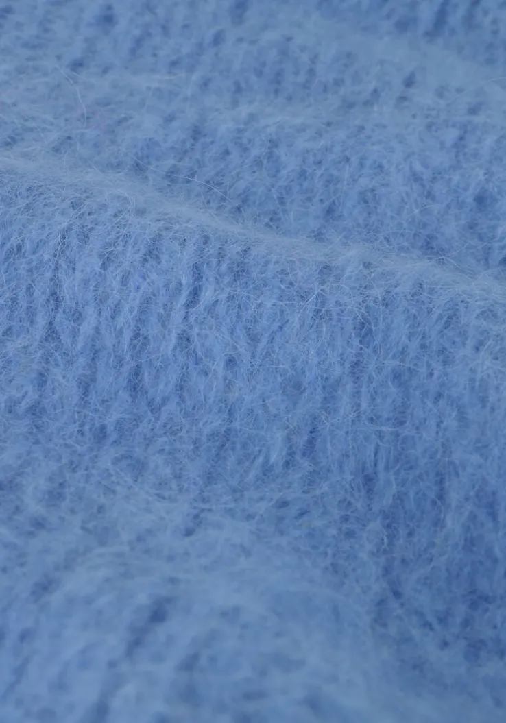 blauwe american dreams coltrui pepper roll neck alpaca pullover