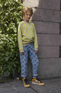 blauwe ammehoela slim fit jeans am.harleydnm.19