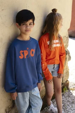 blauwe ammehoela sweater riff