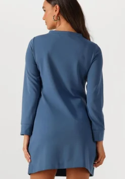 blauwe ana alcazar mini jurk dress clasp