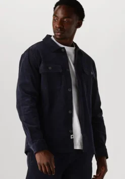 blauwe anerkjendt overhemden akoscar cord overshirt