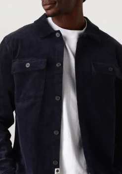 blauwe anerkjendt overhemden akoscar cord overshirt