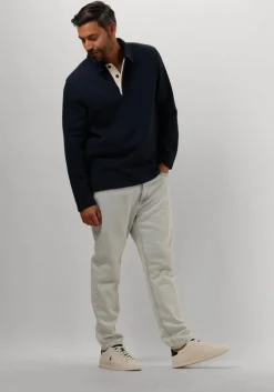 blauwe anerkjendt trui aksoren polo sweat