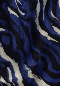 blauwe another label minirok fleurine wavey skirt