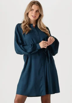 blauwe another label mini jurk berber dress