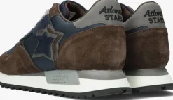 blauwe atlantic stars lage sneakers dracoc