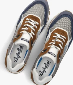 blauwe australian lage sneakers tiago