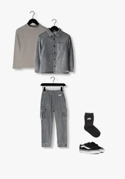 blauwe baje studio cargobroeken woolwich