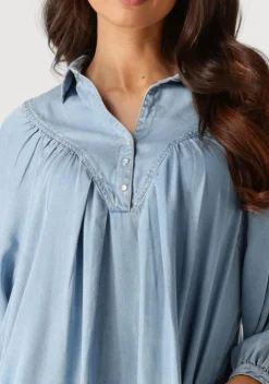 blauwe beaumont mini jurk kathy dress